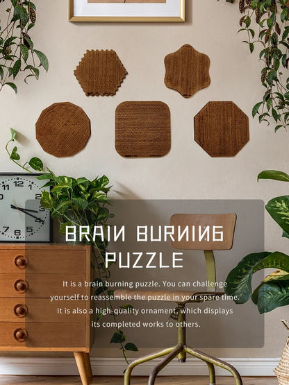 Impossible Wooden Jigsaw Puzzle – 3D Brain‑Teaser Puzzle for 13 to 113 years