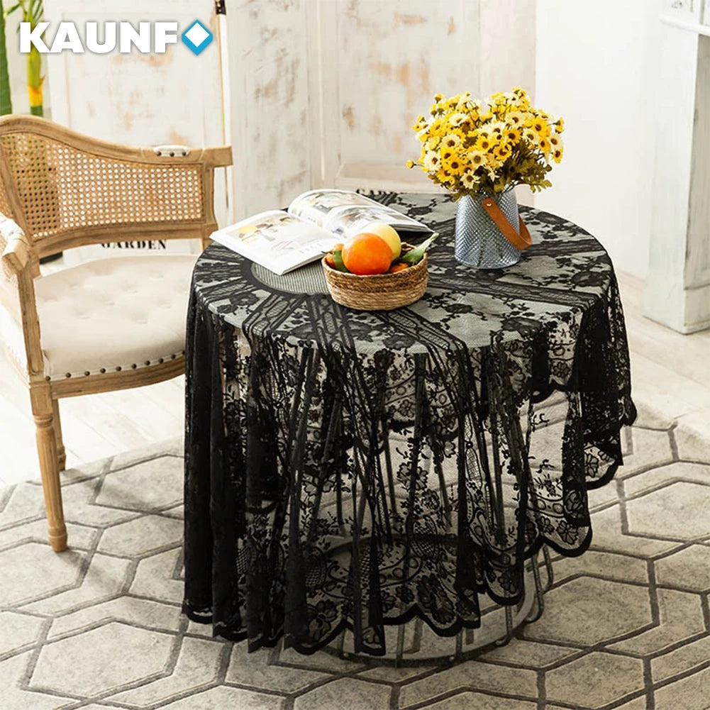 Solid Lace Table Cloth