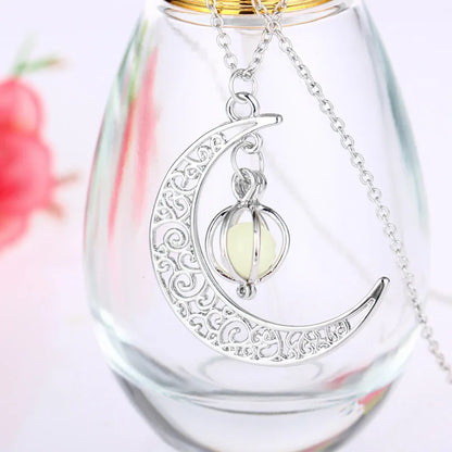 Glow‑in‑the‑Dark Moon Pendant