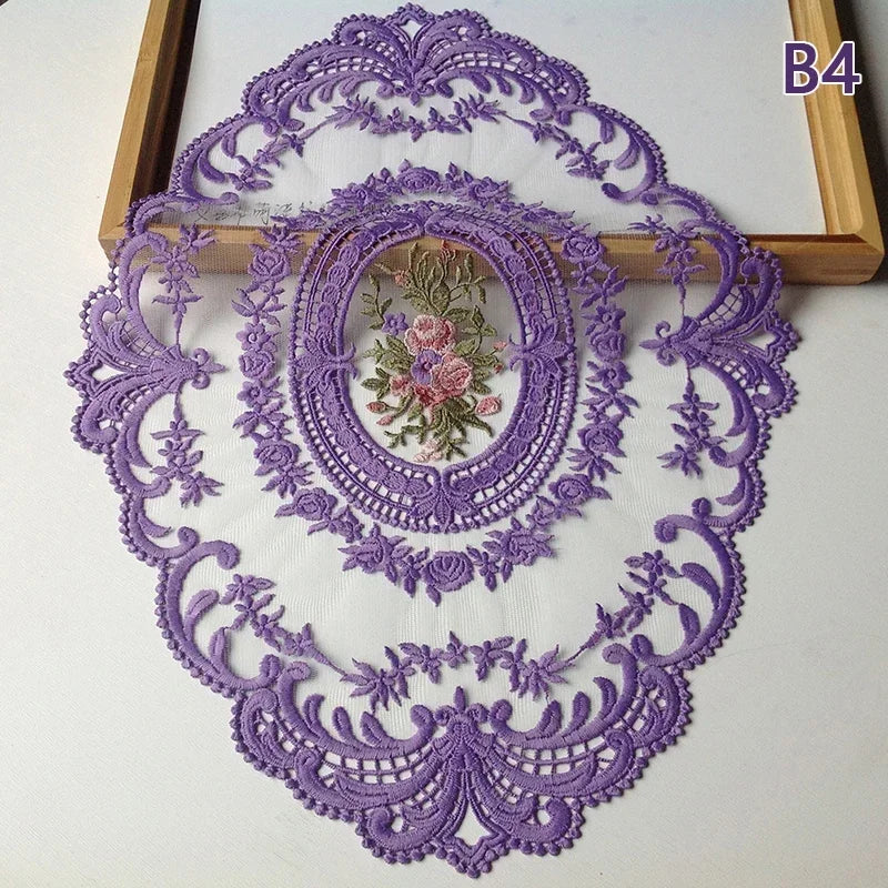 Elegant Round Lace Tablecloth