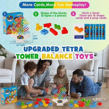 Tetra Tower Balance Stacking Game – Fun Party & Family Challenge