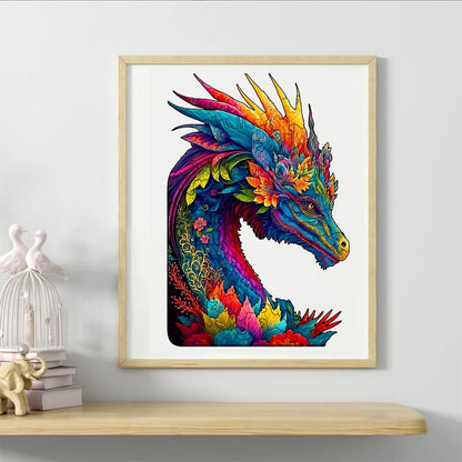 Wooden Dragon Jigsaw Puzzle