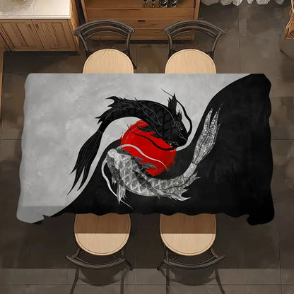 Japanese Koi Tablecloth