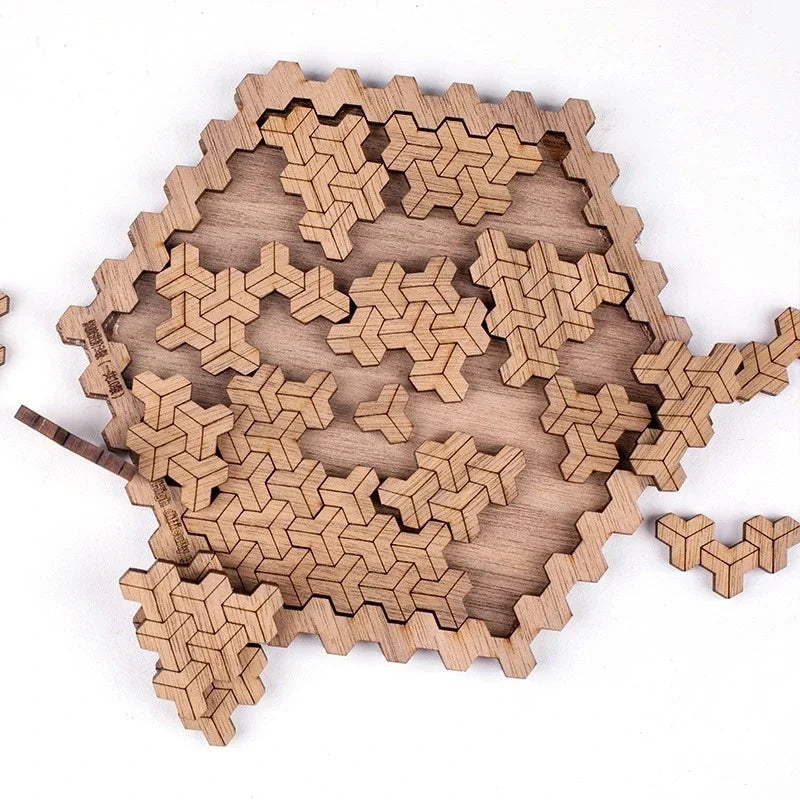 Impossible Wooden Jigsaw Puzzle – 3D Brain‑Teaser Puzzle for 13 to 113 years
