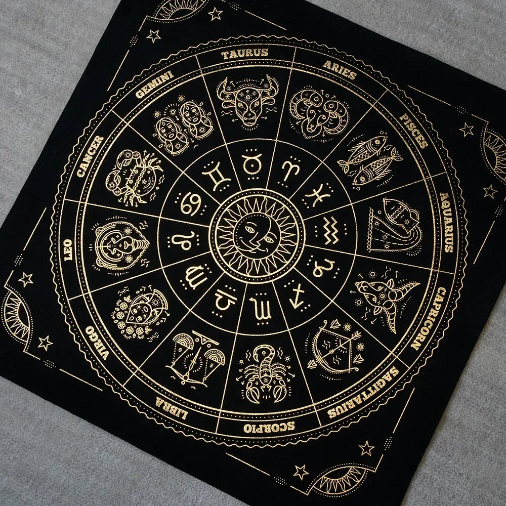 Zodiac Horoscope Divination Cloth