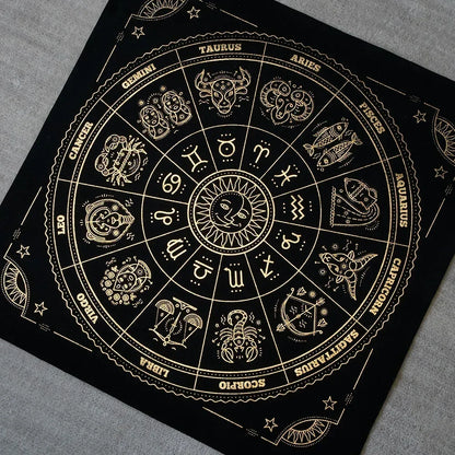 Zodiac Horoscope Divination Cloth