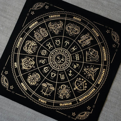 Zodiac Horoscope Divination Cloth