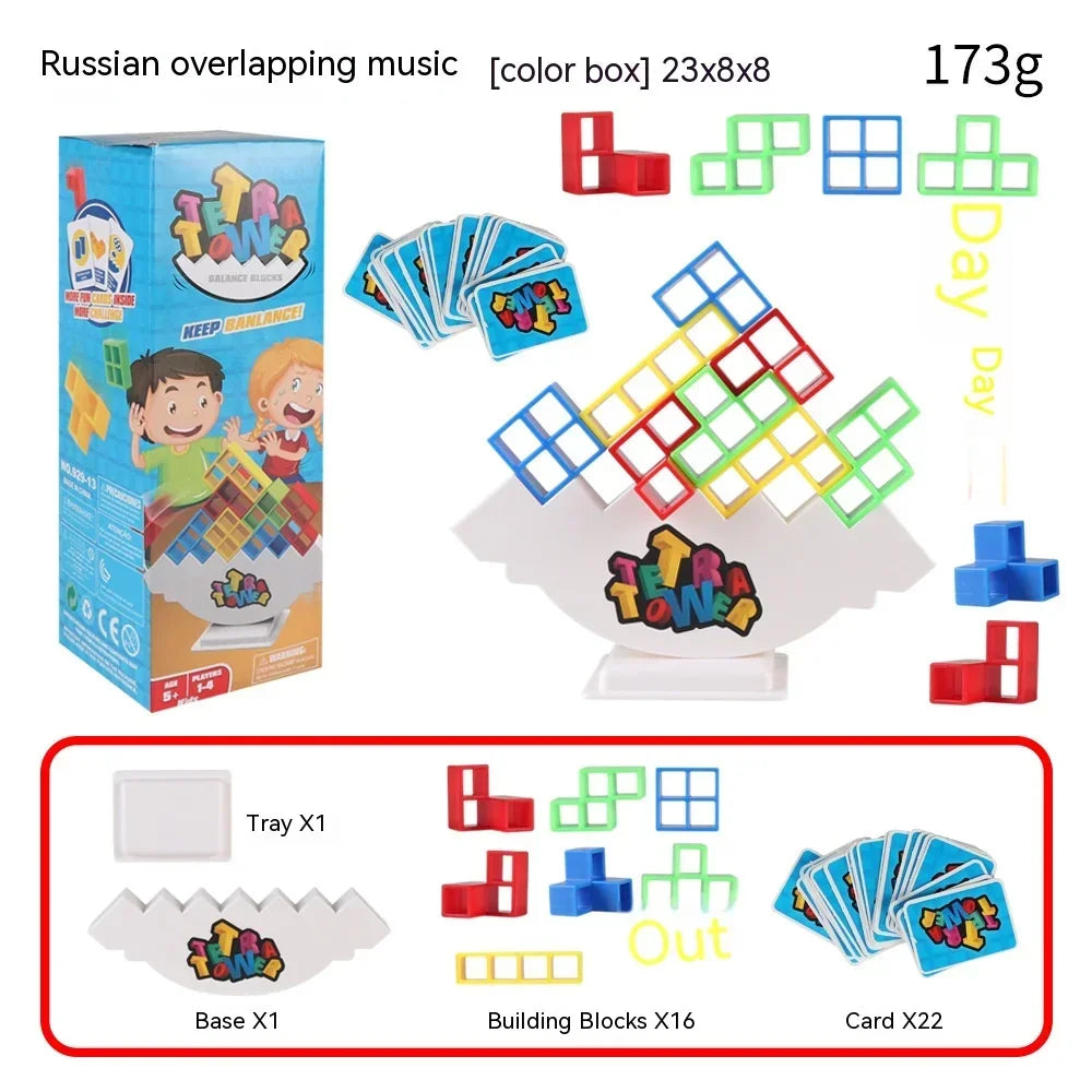 Tetra Tower Balance Stacking Game – Fun Party & Family Challenge