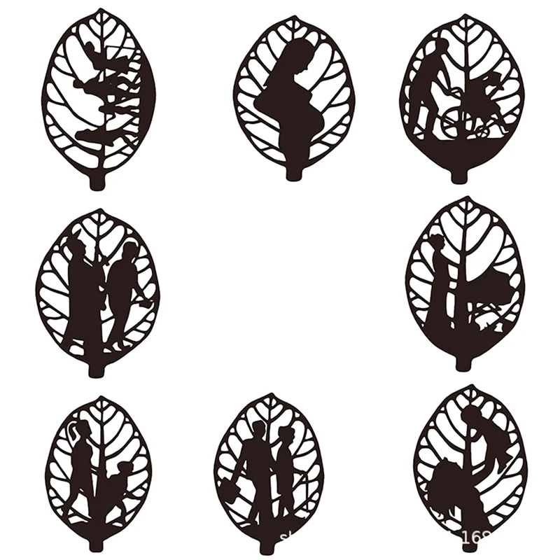 8‑Piece Mother Decorative Leaves Souvenir Set
