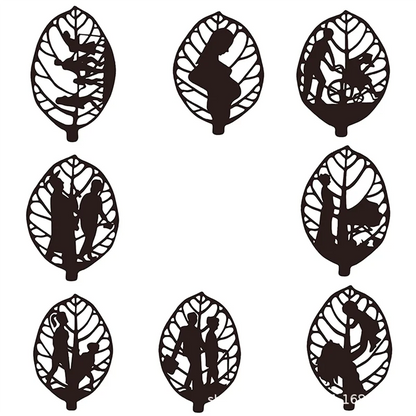 8‑Piece Mother Decorative Leaves Souvenir Set