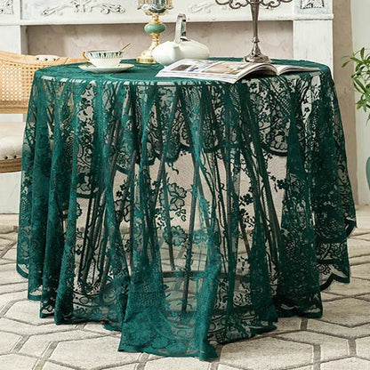 Solid Lace Table Cloth