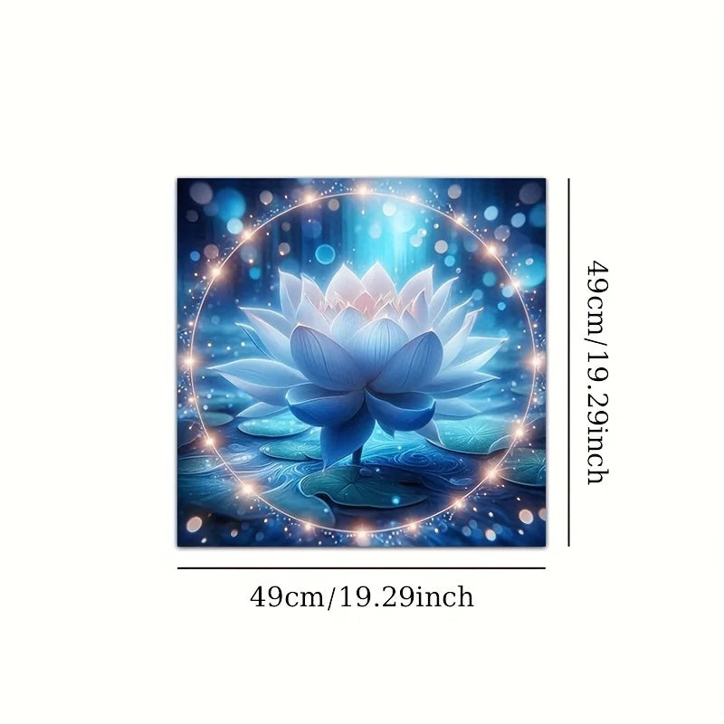 1 Piece of Dreamy Lotus Mystical Tarot Tablecloth