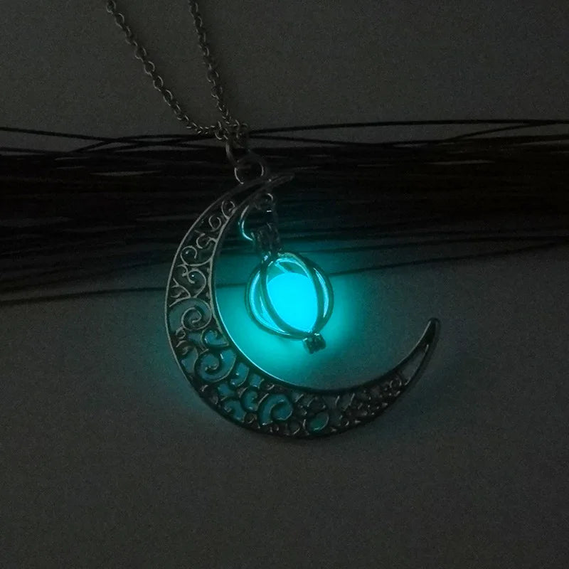 Glow‑in‑the‑Dark Moon Pendant
