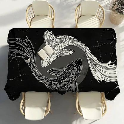Japanese Koi Tablecloth