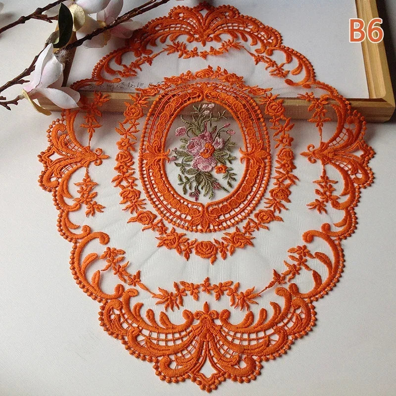 Elegant Round Lace Tablecloth