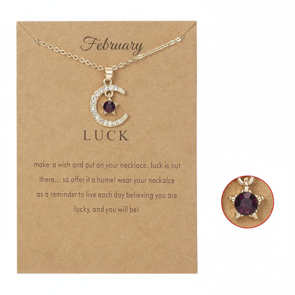 Birthstone Necklace Pendant