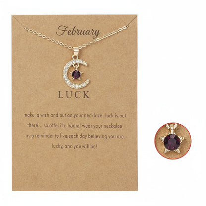 Birthstone Necklace Pendant