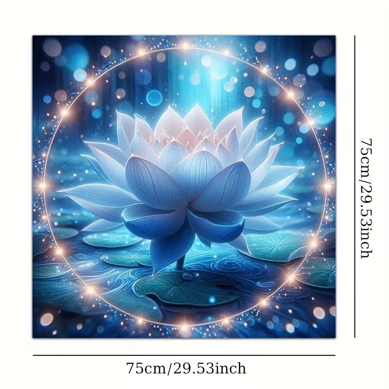 1 Piece of Dreamy Lotus Mystical Tarot Tablecloth