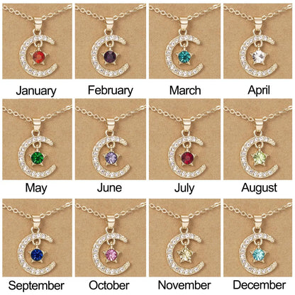 Birthstone Necklace Pendant