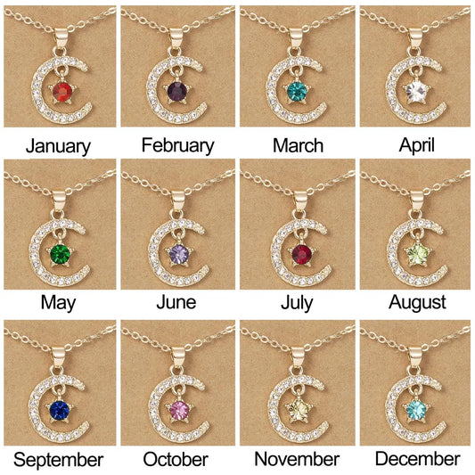 Birthstone Necklace Pendant