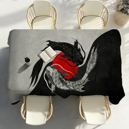 Japanese Koi Tablecloth