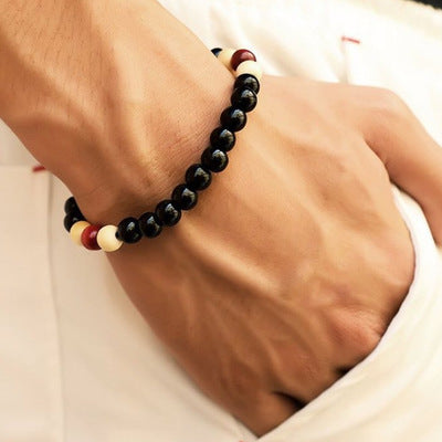 Unisex Natural Stone Bead Bracelet Shop Now