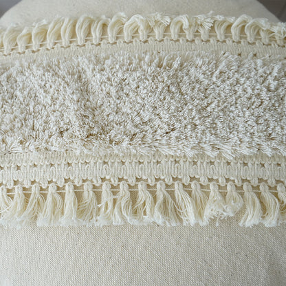 Boho Tufted Tassel Pillowcase Cushion Cover – Ethnic Canvas Decorative Throw Pillow