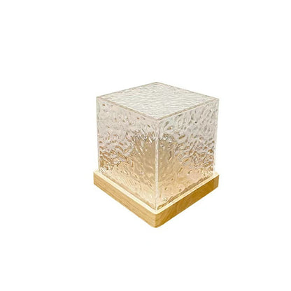 16 Colors LED Crystal Table Lamp – Water Ripple Projection Night Light with Remote Control