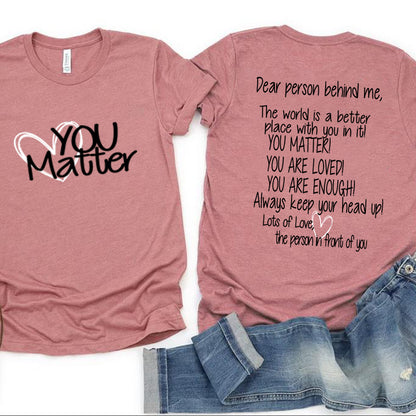 Mental Health You Matter Casual Top Shirt