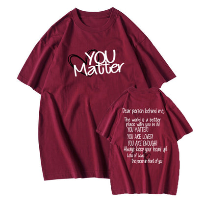 Mental Health You Matter Casual Top Shirt