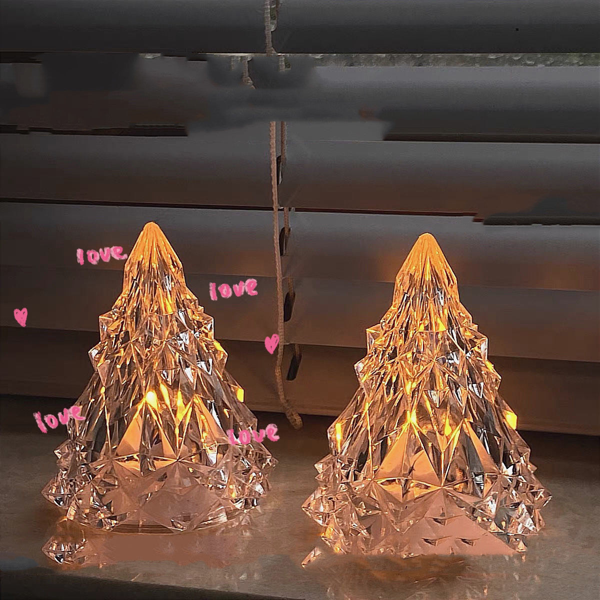 Beautiful Iceberg Crystal Night Light LED Lamp – Creative Christmas Ornament