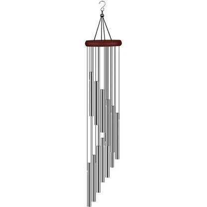 12 Tube Wind Chime Aluminum Tube Pine Musical Wind Chime Waterproof Windproof Suitable for Coffee Shop Garden Restaurant