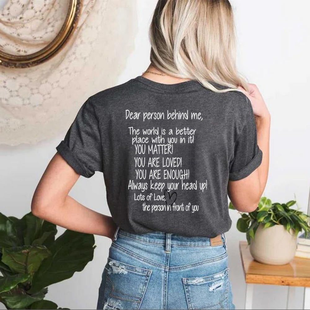 Mental Health You Matter Casual Top Shirt