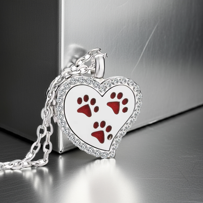 Crystal Aromatherapy Diffuser Necklace – Heart-Shaped Essential Oil Locket for Women