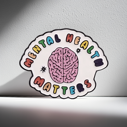 Mental Health Awareness Pin – Mental Health Matters Brooch Gift